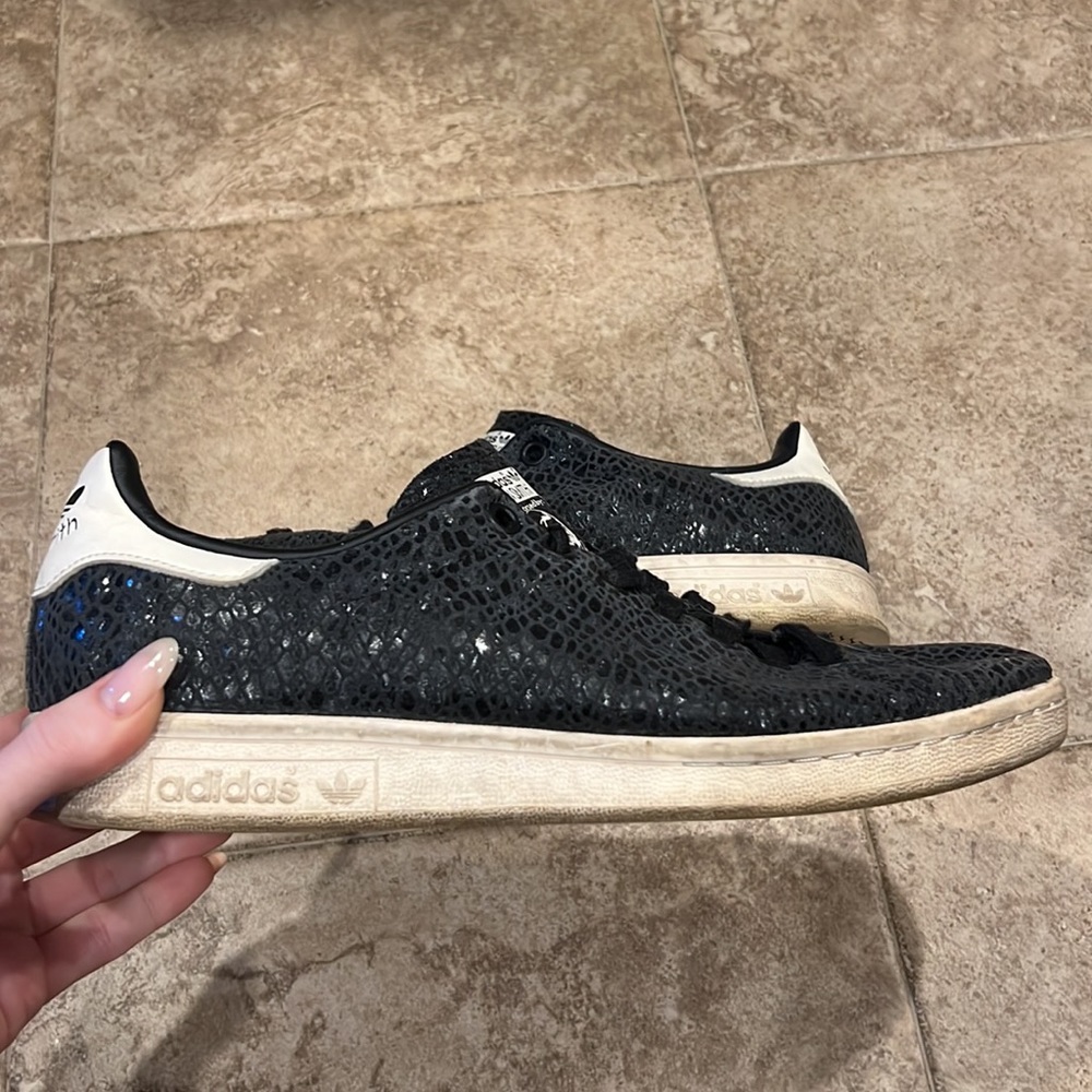 Adidas Stan Smith Black Python Sneaker - image 2
